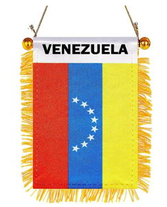 Drapeaux miniatures personnalisés de 6 x 4 pouces pour la décoration de la lunette de rétroviseur de voiture avec <span class=keywords><strong>ventouse</strong></span> - Product Image 2