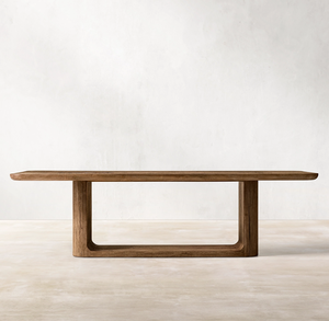 Tables à manger rectangulaires modernes en <span class=keywords><strong>bois</strong></span> massif, meubles de luxe RH personnalisés Rhoohill - Product Image 5