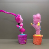 Jouet en peluche cactus chantant et dansant électronique personnalisé avec enregistrement de mouvements, parole électrique et rembourrage en coton PP - 31 cm - 50 cm pour les fêtes