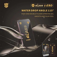 Protection d'écran en verre trempé antistatique en gros pour iPhone 15 Pro 17 Air Samsung Infinix Xiaomi Tecno