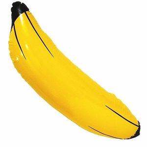 Großer 3D Plastik-Bananenballon mit Anpassbarem Logo Aufblasbares PVC Wasserdichtes Outdoor-Werbe- und Partyspielzeug - Product Image 4