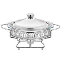 Vente en gros de chauffe-plats ensemble chauffe-plats vaisselle fête de mariage décoration buffet dîner service chauffe-plat