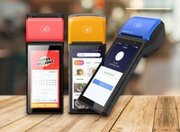 PDA intelligent portable à écran tactile NFC Android 13 avec imprimante thermique intégrée 4G/3G en stock