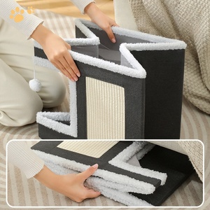 Niche <span class=keywords><strong>pour</strong></span> animaux d'intérieur pliable en sisal, <span class=keywords><strong>pour</strong></span> chiens et chats, toutes saisons, avec rangement, <span class=keywords><strong>pour</strong></span> salon, offrant chaleur et confort - Product Image 6