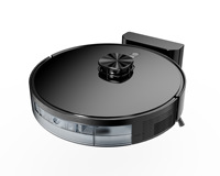 Robot de nettoyage laser intelligent trois-en-un avec réservoir d'eau intégré contrôlé électriquement et aspiration connectée à l'application