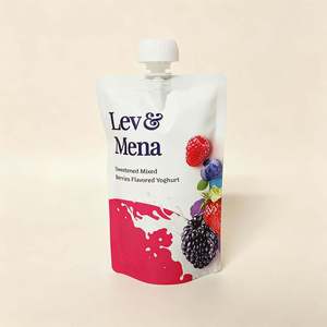 Bolsa con Boquilla Personalizable de Grado Alimenticio al por Mayor, 100 Unidades de 250ml, para Yogur, Puré de Frutas, Golosinas para Mascotas, Bayas Mixtas - Product Image 2