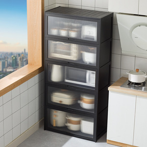 Armoire de rangement multifonctionnelle 900 mm de haut pour cuisine et salon - Product Image 2
