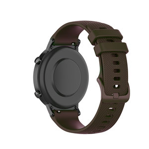 Bracelet de montre plat en silicone à carreaux pour bracelet de montre <span class=keywords><strong>VIVO</strong></span> Active 4/3 <span class=keywords><strong>Garmin</strong></span> Venu2S 16/18/20/22mm - Product Image 1