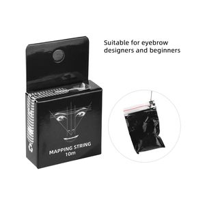 Hilo de mapeo de cejas preentintado negro, caja de cuerdas de mapeo de cejas, suministros de Microblading para cejas - Product Image 2