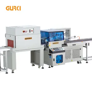 GURKI CE Approved Automatic Manual Box Bottle Pp Plastic Film Tunnel Packaging Heat Mini Shrink Wrap Machine Wrapping Packaged