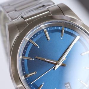 Montre de sport mécanique multifonctionnelle en acier inoxydable pour hommes, étanche, bleue - Product Image 3