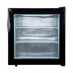 50Lブラックコマーシャルミニアイスクリームガラスドアカウンタートップディスプレイフリーザー - Product Image 2