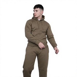 Premium Quality Unisex Tracksuit <b>Set</b> Soft Fabric Pullover Hooded Top <b>Matching</b> <b>Jogger</b> Pants Casual Loungewear Multiple Sizes - Product Image 4