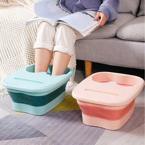 Baignoire pliable pour les pieds en plastique avec poignée, idéale pour le massage et l'hygiène domestique – Offre spéciale - Product Image 2