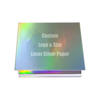 Boîtes à livres rigides personnalisées de luxe étui CD acrylique doublé couleur argent laser mousse EVA à l'intérieur de la boîte-cadeau d'ensemble de cartes postales