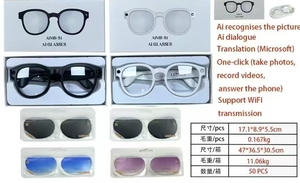 New S1 Max AiMB GLASSES Features a classic full-frame design with a 290 mAh battery supporting 3C fast charging - Product Image 3