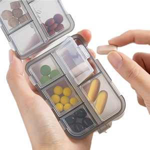 Organisateur de médecine Mini <span class=keywords><strong>pilulier</strong></span> Portable 7 jours à bas prix facile à transporter en plastique tablette boîte matériel <span class=keywords><strong>pilulier</strong></span> - Product Image 1