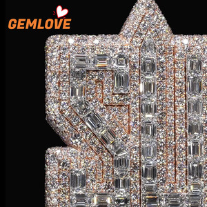 Collar Hip Hop para Hombre GEMLOVE con Colgante, Conjunto de Joyería y Accesorios de Moda Hip Hop - Product Image 5