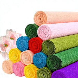 Rubans en papier crépon biodégradable imprimé, faits à la main, de haute densité, pour décorations de Noël et de fêtes d'anniversaire - Product Image 5