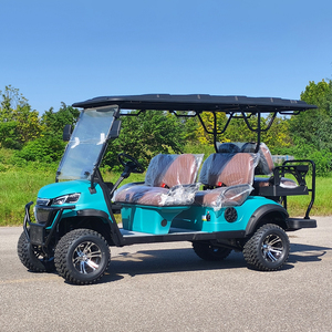 Carrito de Golf Personalizado Club Car 2025 para 6 Pasajeros, Batería de Litio de 5KW, Alcance de 90km, Elevado, para Campos de Golf, Precios - Product Image 4