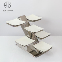 Edelstahl Catering Stand Nachmittags tee für Lebensmittel Display Restaurant Hochzeits torte Stand Buffet Riser Display Dessert Stand