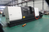 Tour CNC horizontal incliné léger pour applications ferroviaires TCK630Y TCK800Y à double broche