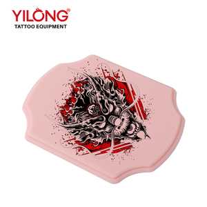 Nouvelle peau d'entraînement en silicone Yilong double couche et double face, épaisseur 15,62 mm, personnalisable, pour <span class=keywords><strong>tatouage</strong></span>, fournitures individuelles - Product Image 1