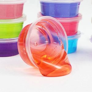 Kit de Arcilla para Hacer Slime, No Pegajoso, Cristalino, para Aliviar el Estrés, Recuerdos de Fiesta Transparentes para Niñas y Niños - Product Image 2