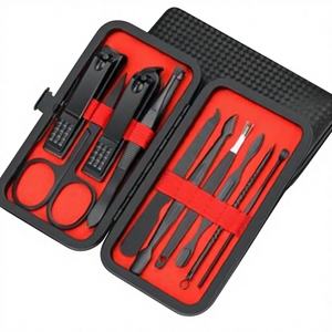 Kit Profesional de 10 Piezas de Acero Inoxidable para Cortar Uñas, Juego Completo de Pedicura, Cortacutículas, Portátil para Viaje - Product Image 1