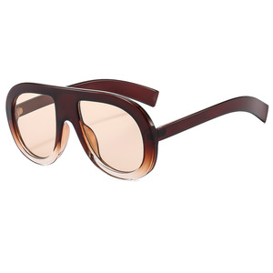 Gafas de Sol Fashion Shield con Montura Completa UV400 Protección Solar para Mujer 2024 - Product Image 4
