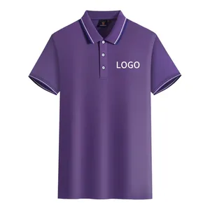 Premium Custom Tshirt Met Korte Mouwen En Logo-Print Voor Zakelijke Vrijetijdskleding Van Hoge Kwaliteit Werkkleding