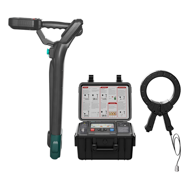 Underground Utility Locator Pipe Cable Locator Digital Cable Route Tracer Cable Fault Detection Equipment High Accuracy Touch