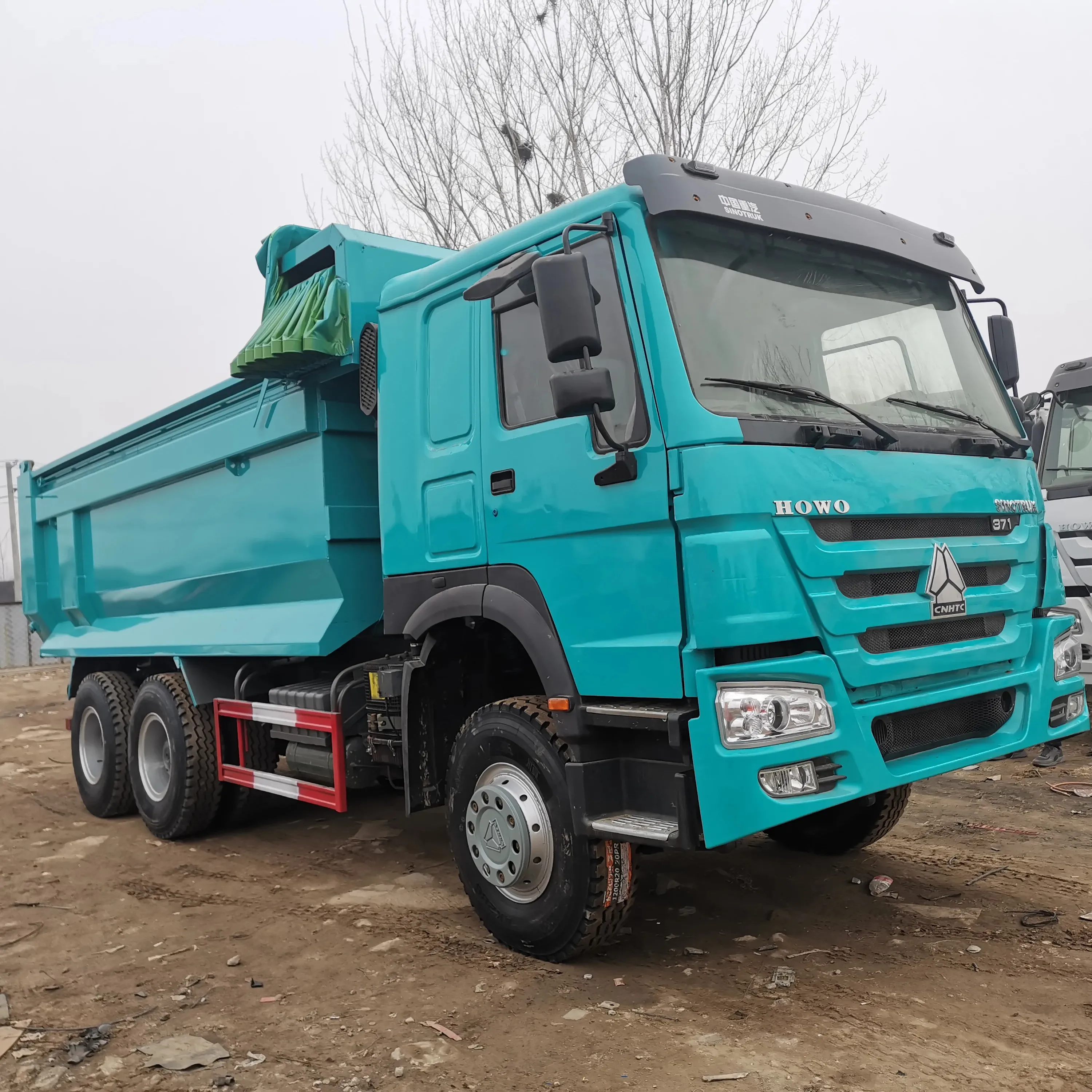 Hot bán nhiệm vụ nặng nề HOWO Dumper xe tải sử dụng 6x4 10 bánh xe lốp xe tải 371 mới tipper vận chuyển hàng hóa mỏ xe tải