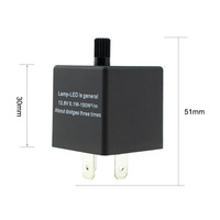Relay Lampu Sein LED Motor CF13 CF14 JL-02 Flasher LED Elektronik 3-pin untuk Motor dan Mobil