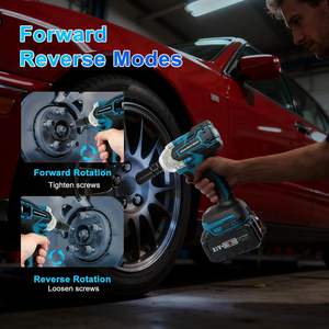 مفتاح ربط صدمي لاسلكي بدون فرش 21 فولت - أداة احترافية صناعية لإصلاح إطارات الشاحنات بعزم دوران أقصى 350 نيوتن متر تعمل ببطارية ليثيوم أيون - Product Image 5