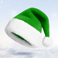 Chapeau de Père Noël vintage personnalisé avec logo, nœuds rouges et blancs, lettres de dessin animé, mélange de laine, ajustable, pour fêtes de Noël et costumes d'hiver