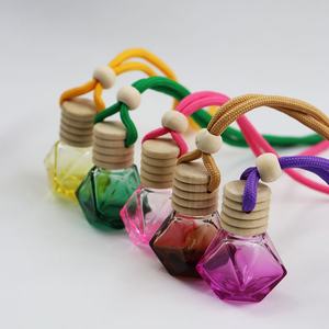 Empty 8ml 10ml Custom Car Air Freshener Diffuser Bottle Hanging Car <b>Perfume</b> Bottle Car Diffuser Bottle with Screen Printing - Product Image 1