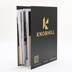 Custom Executive Binder <strong>Portfolio</strong> A4 Cardboard Ring <strong>Folder</strong> with Pocket Pen Holder for Business Meeting OEM ODM - Product Image 3
