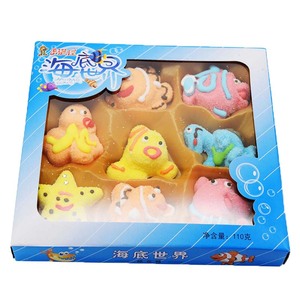 Ocean Cartoon Cotton Candy Festival Mint Lollipops Casual Canteen Snacks Halal Certified Box Bolsa a granel Venta al por mayor Sweet Sugar - Product Image 6