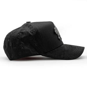Gorras Del Barbas Originales 100% Nuevas al por Mayor en Stock, <span class=keywords><strong>Gorra</strong></span> de Béisbol Vintage de 5 Paneles con Logo SKULLS, Gorras Barbas - Product Image 3
