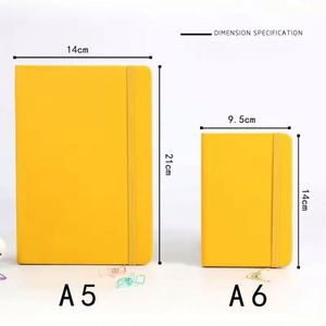 Customized Logo A6 Notebook Wholesale Promo Business Gift 160 Page Pu Leather Hardcover <b>Note</b> <b>Book</b> With Pen Holder - Product Image 5