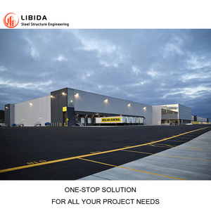 โรงเก็บสินค้าโครงสร้างเหล็กสำเร็จรูปชุบสังกะสี - Product Image 2