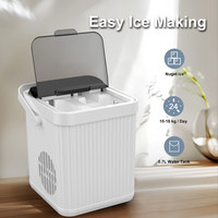 Machine de comptoir portable Nugget Ice Maker idéale pour un usage domestique Production rapide de glace à mâcher