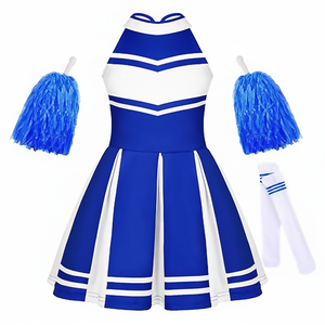 ชุดเชียร์ลีดเดอร์เครื่องแบบเชียร์ลีดเดอร์สำหรับผู้ใหญ่ที่มีน้ำหนักเบาหรูหราเครื่องแต่งกายสไตล์การแสดงที่เข้มงวดด้วยพลอยเทียม - Product Image 1