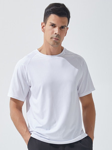 Camiseta Deportiva Unisex para Hombre, Duradera, Agradable al Tacto, Ligera, Transpirable, de Alta Elasticidad, de Secado Rápido, para Gimnasio, Entrenamiento, Uso Diario Informal - Product Image 1