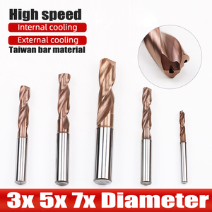 Omeia hrc58 cacbua vonfram mũi khoan thẳng 1-20mm cho gia công kim loại - Product Image 3