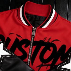 OEM Apparel Custom Manufacturer High Quality Brand <b>Jacket</b> Vintage Winter and Fall Men's Baseball Letterman Varsity <b>Jackets</b> - Product Image 2
