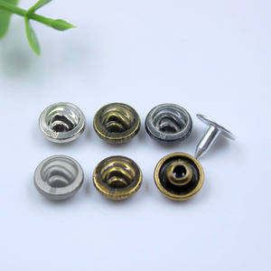 Remache de Metal de aleación de 9mm redondo de cúpula de buena calidad <span class=keywords><strong>para</strong></span> Jeans, ropa decorativa, botón de remache <span class=keywords><strong>para</strong></span> ropa vaquera - Product Image 1
