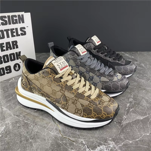 Zapatillas bajas informales para hombre, estilo nuevo de primavera y otoño, transpirables, de goma, con cordones, de malla, cómodas, con diseño de punta redonda - Product Image 1