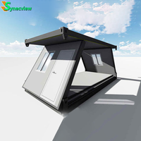 Bureau mobile modulaire pliable préfabriqué économique et pratique, conteneur de rangement pliable